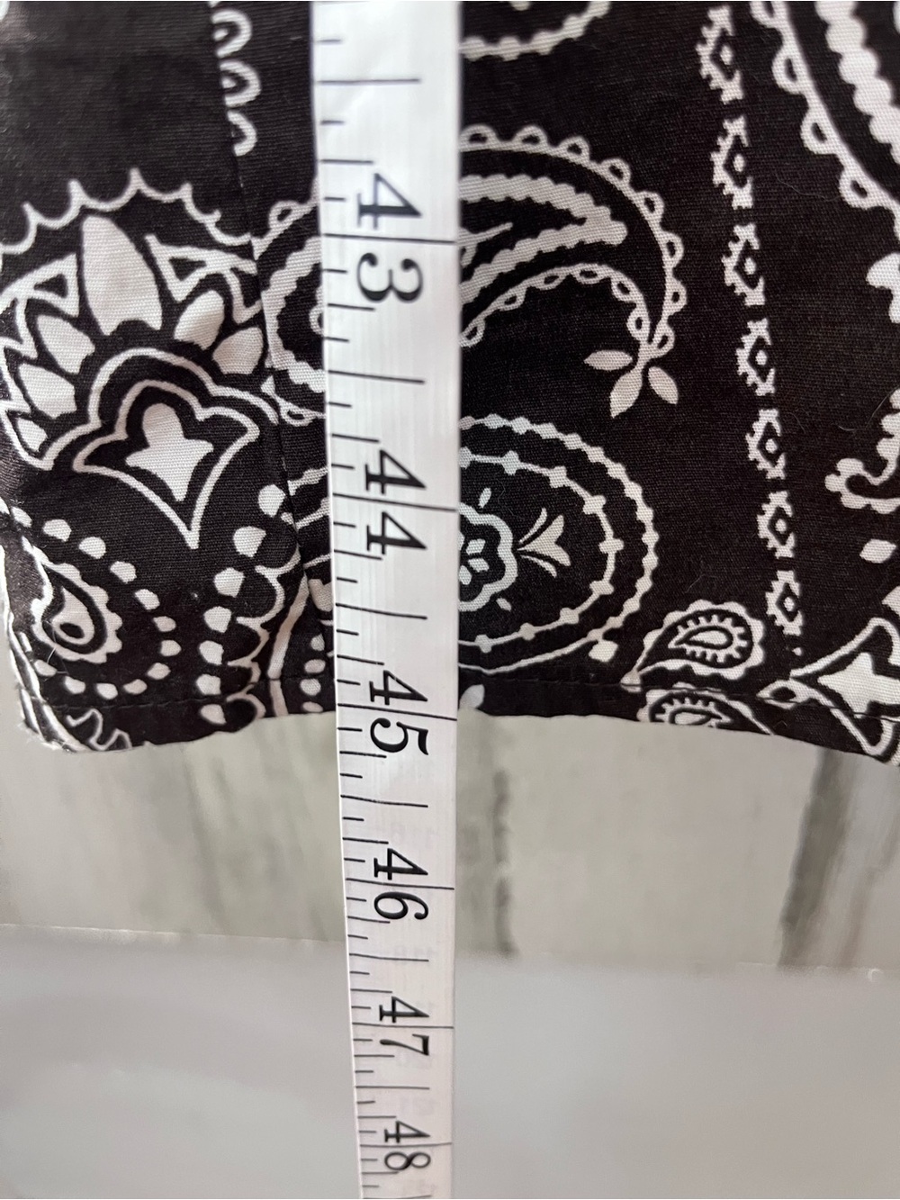 Band of the Free brown with white paisley print tube top midi dress large - Picture 7 of 10
